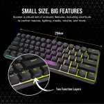 CORSAIR K65 RGB MINI CHERRY MX MECHANICAL GAMING KEYBOARD
