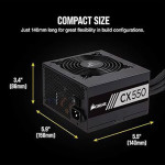 CORSAIR CX550 80 PLUS BRONZE PSU